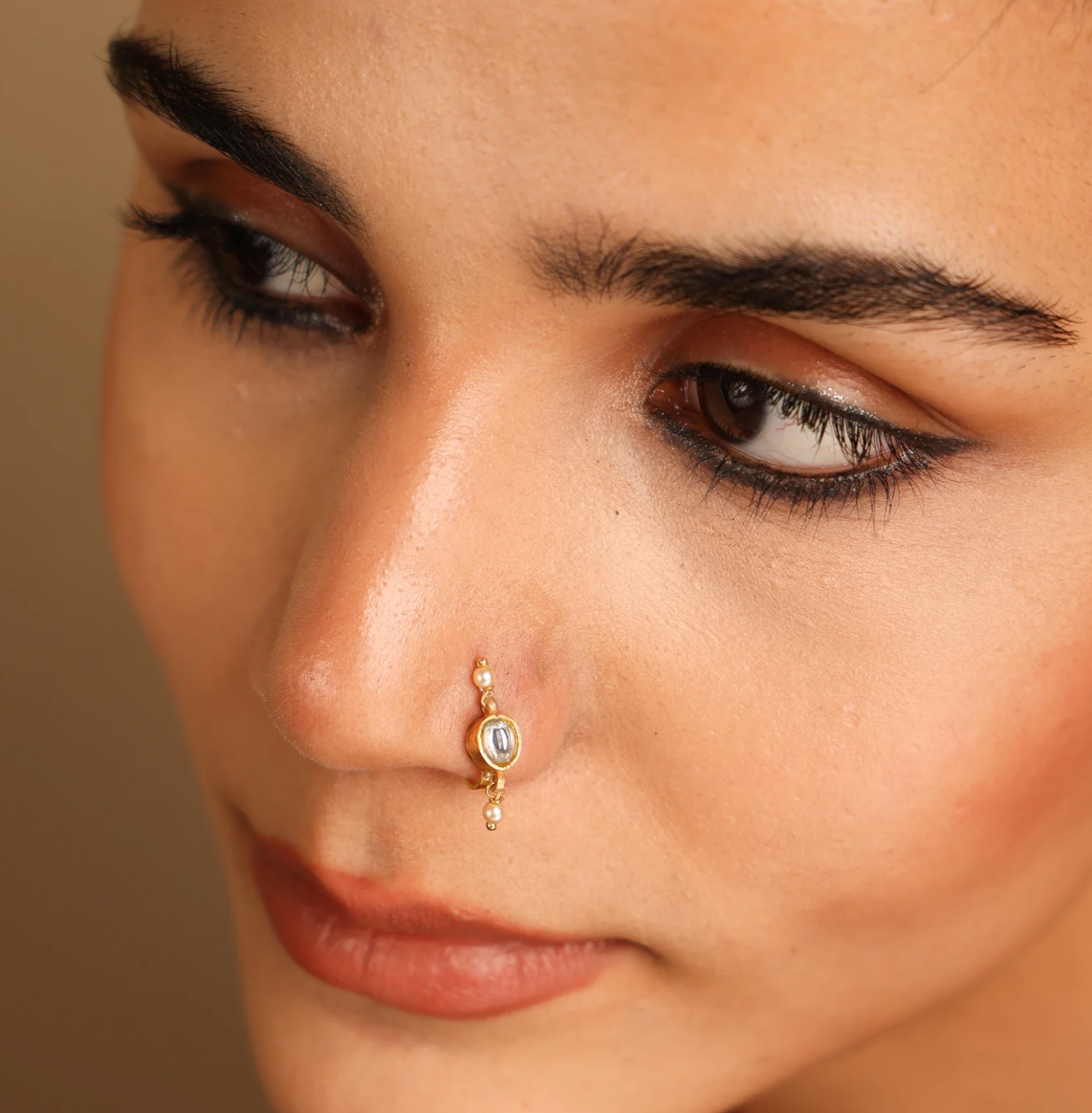DEW DROP NOSE RING