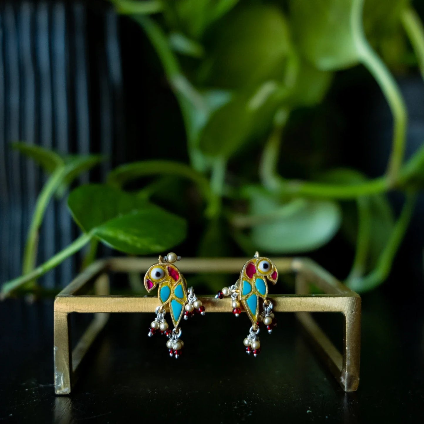 Panchi Studs (Blue) - 8