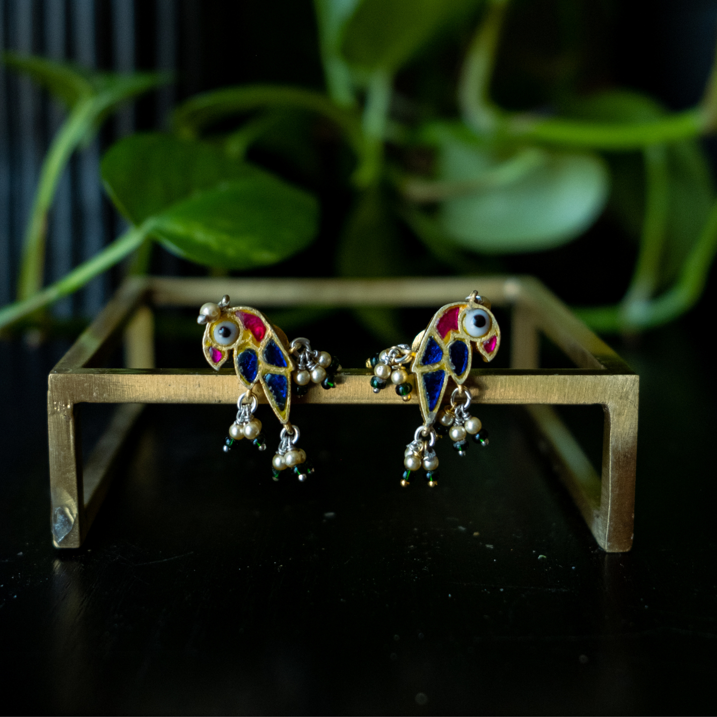 Panchi Studs (Ink Blue Studs)
