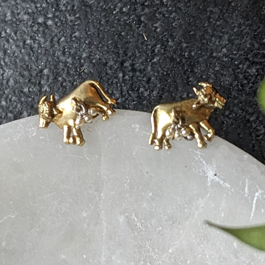 Nandi Studs- Gold (small)