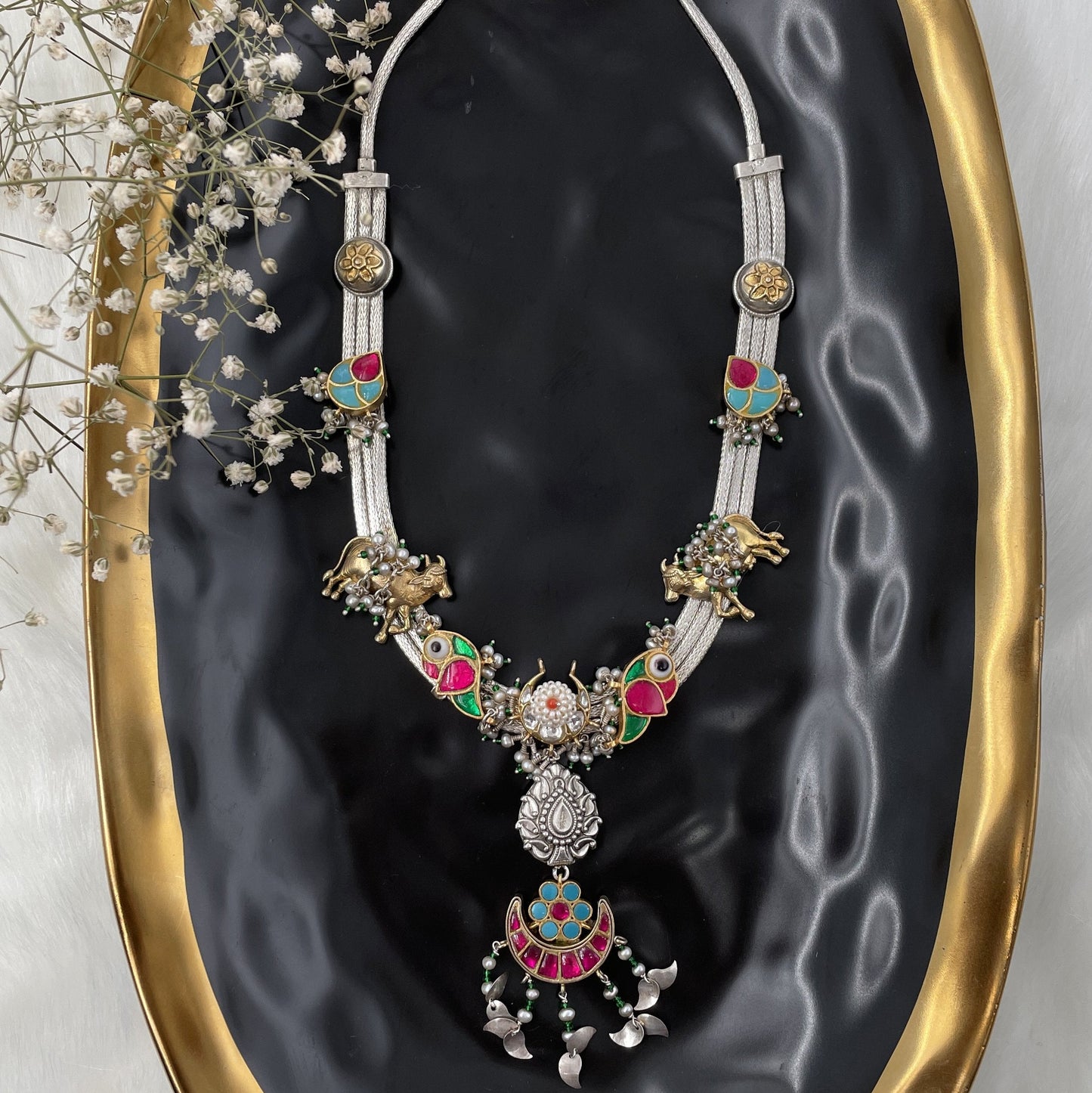 Aish Necklace (3 lines)