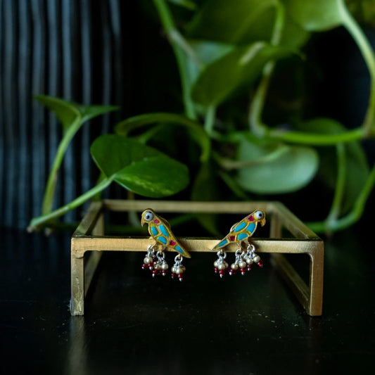 Panchi Studs (Blue) - 5